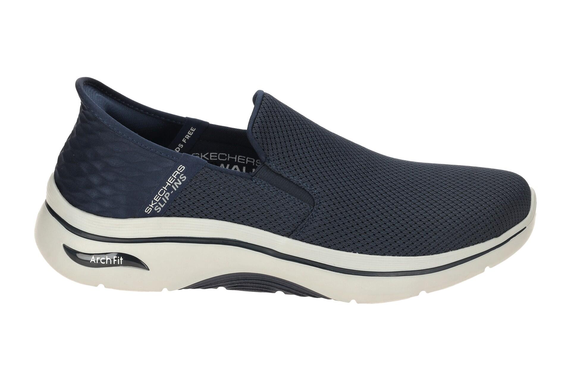 Skechers Go Walk Arch Fit Schuhe blau navy Slip-Ins 216600 2/7