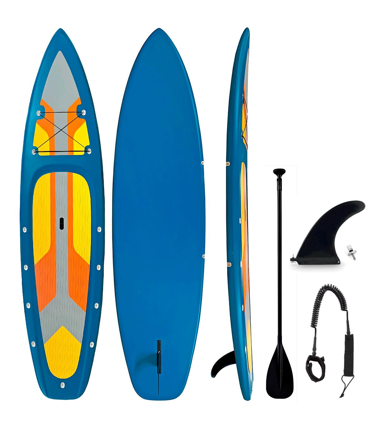 KOL OUTDOOR Tabla Paddle Surf Rígida AQUASPORT 11' (335x81,3x12 cm), Azul