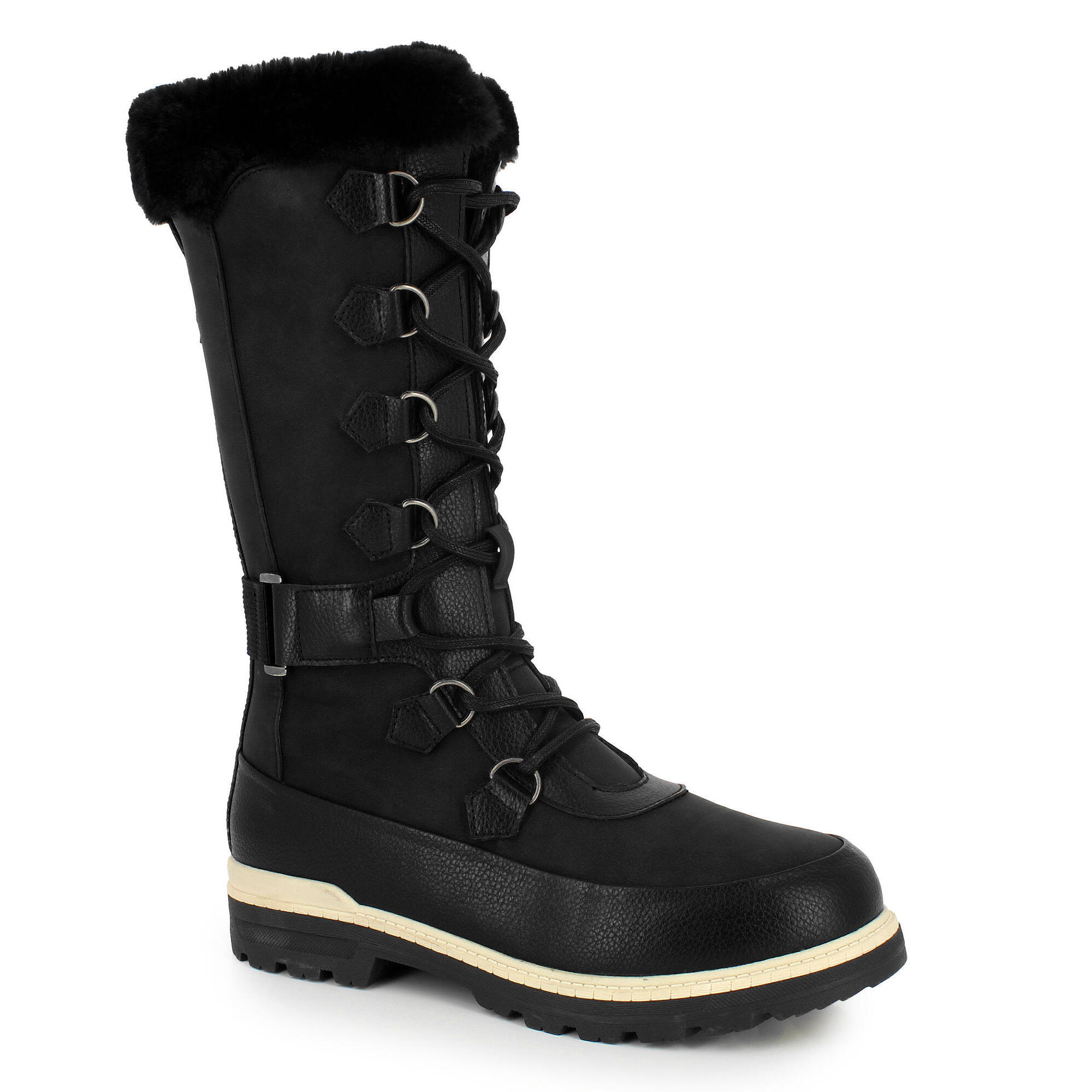 Kimberfeel - Bottes De Neige Pour Femme - Kimberfeel - Adara - Après Ski - Noir - Decathlon