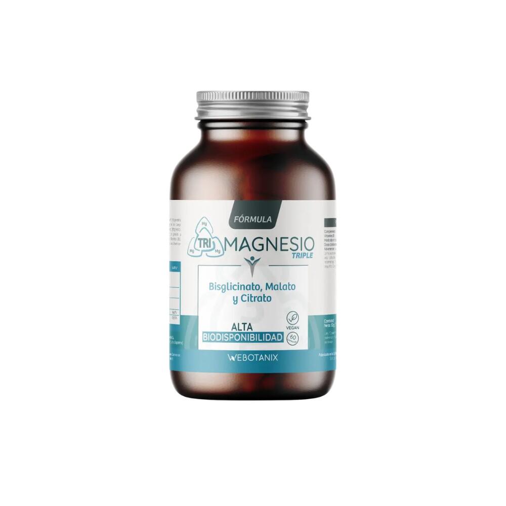 WeBotanix Triple Magnesio Fórmula 60 capsulas 1/7