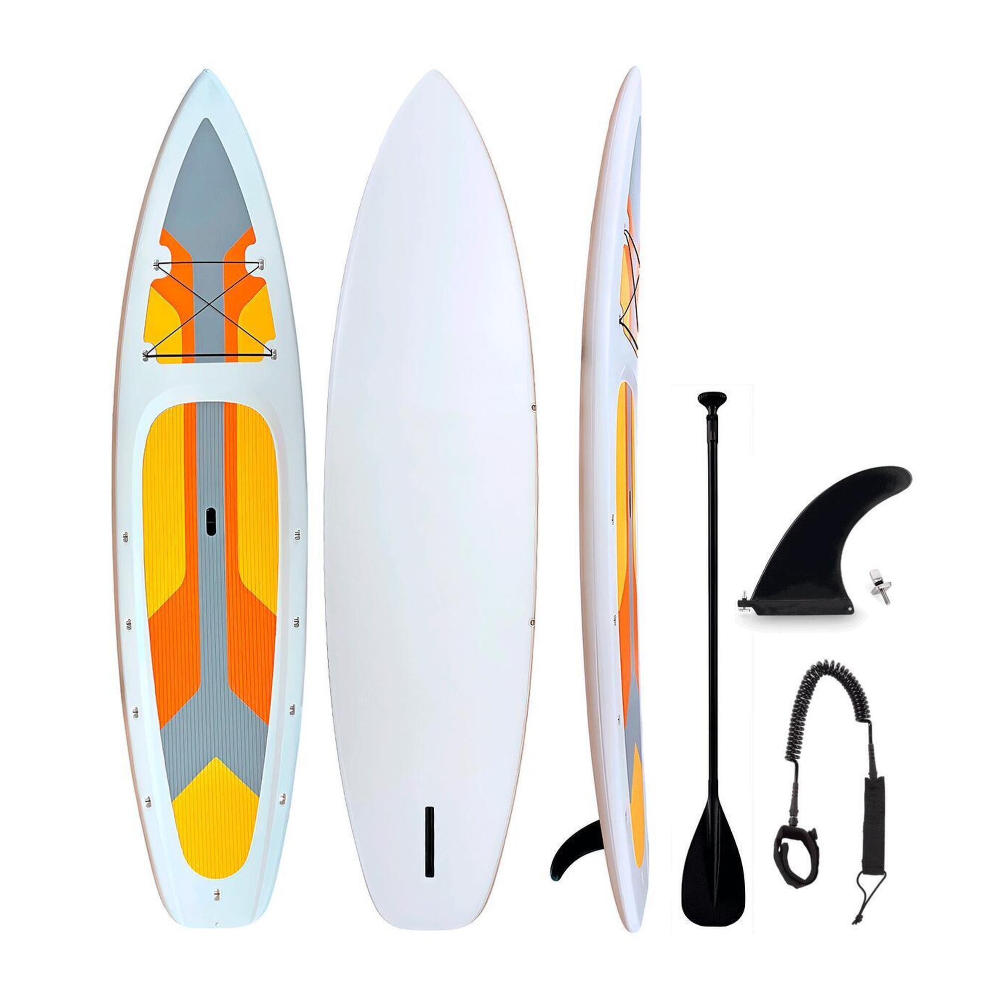 Kol Outdoor - Planche À Pagaie Rigide Aquasport 11' (335 X 81,3 X 12 Cm), Blanche - Set De Stand Up Paddle - Blanc - Decathlon