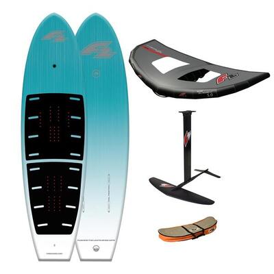 F2 Set Foilboard Glide Explorer 100L mit Alu Foil 2000 + Allround Wing 6qm