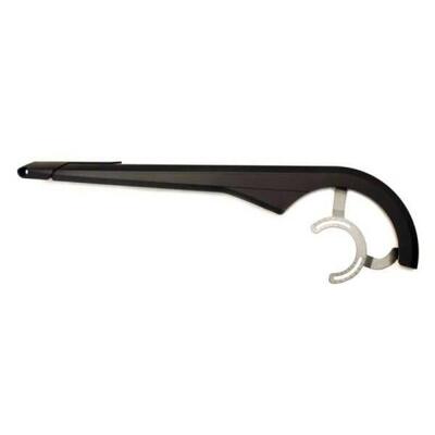 Kettingscherm velo 42-46t zwart 51 x 10 cm