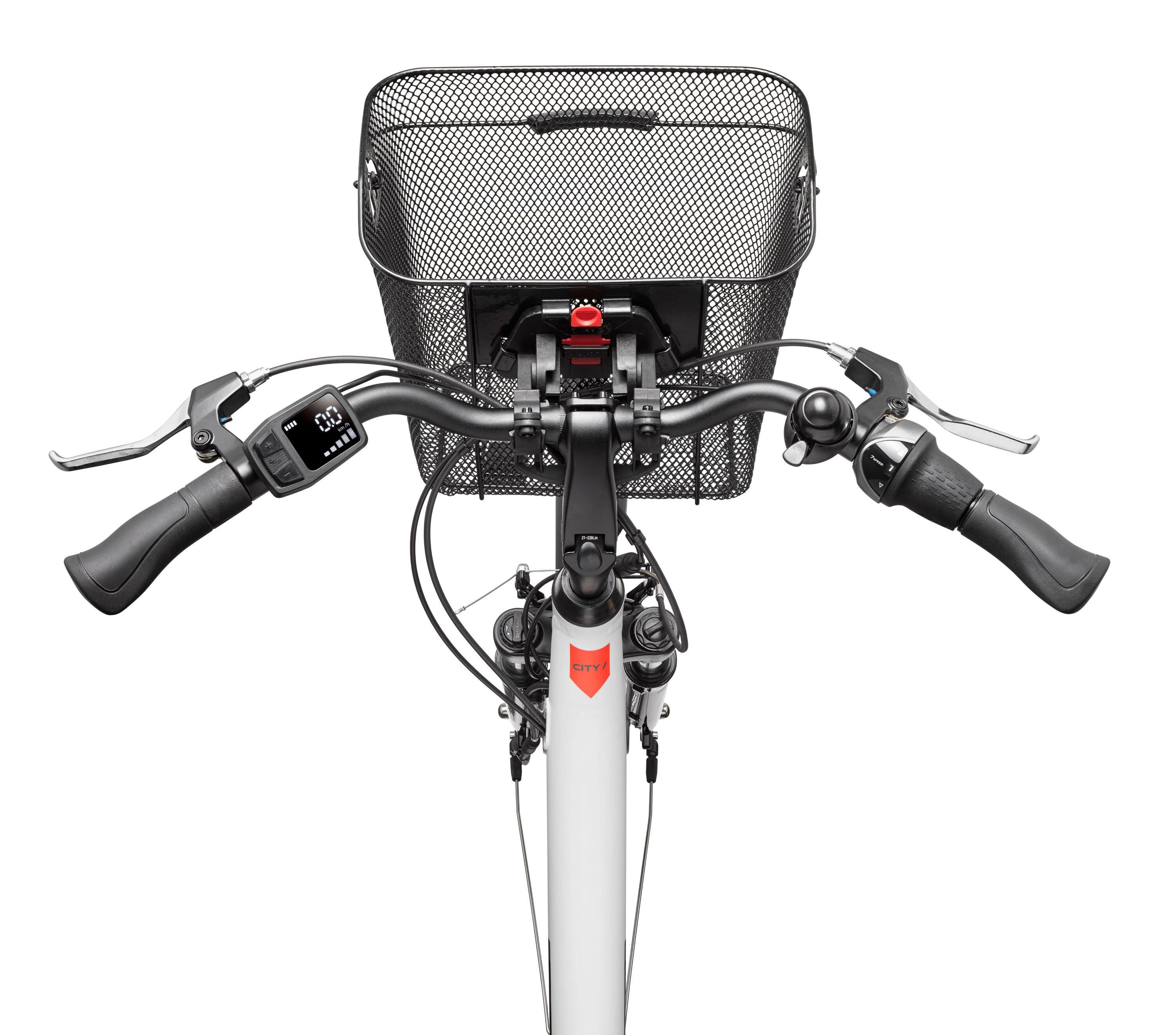 E-Bike RC667 28 Zoll 7-Gang Pedelec City Elektrofahrrad Rücktrittbremse weiß 4/7