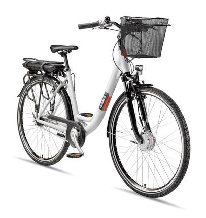 E-Bike RC667 28 Zoll 7-Gang Pedelec City Elektrofahrrad Rücktrittbremse weiß
