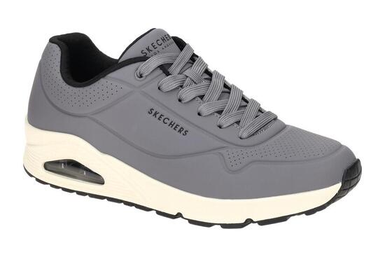Baskets Homme UNO - STAND ON AIR Gris SKECHERS