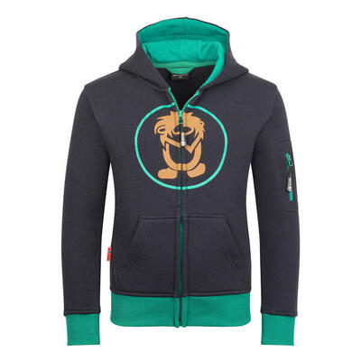 Hoodie Pullover mit Kapuze Sortland Kirschrot/Koralle