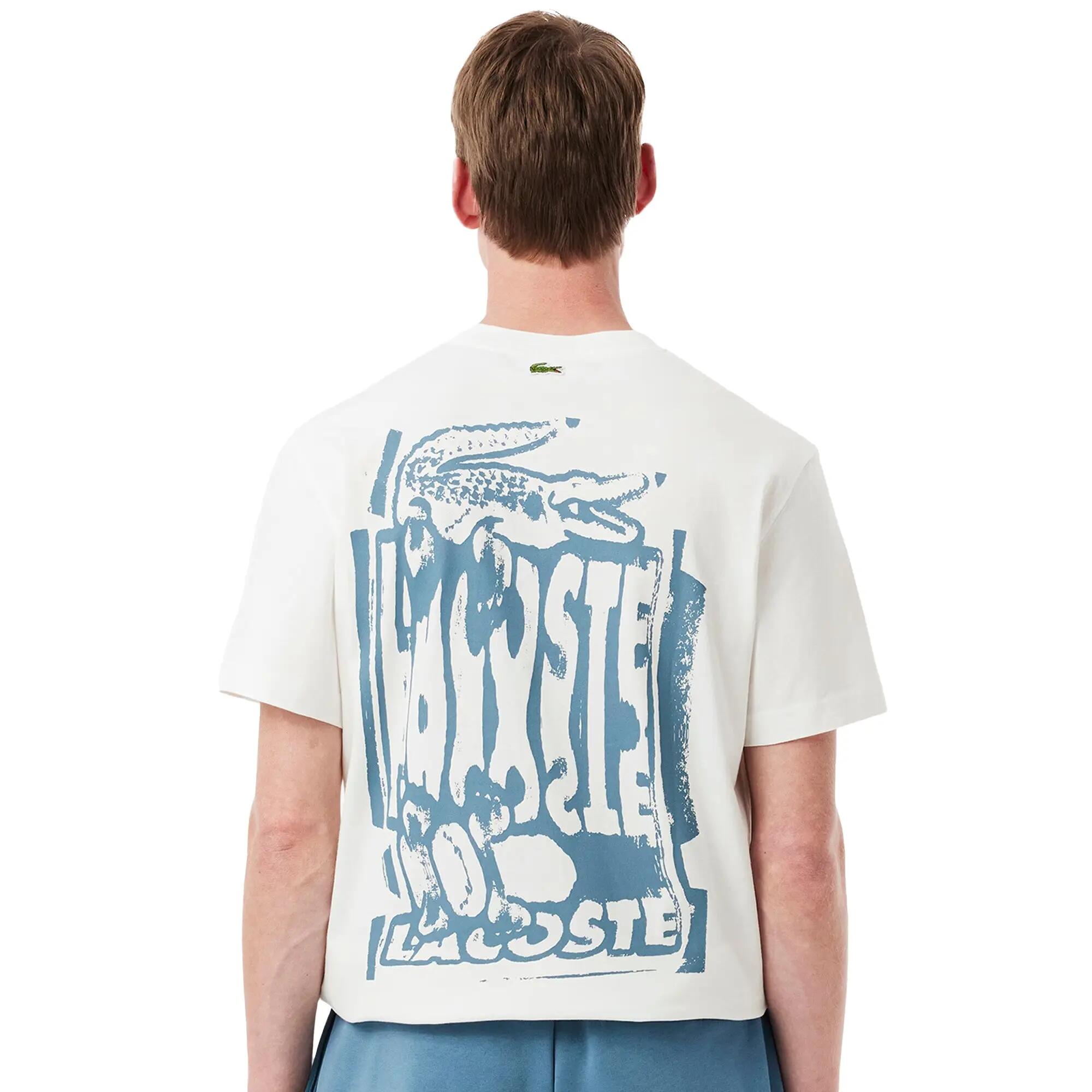 Camiseta Lacoste Clásica Blanca para Hombre 2/4