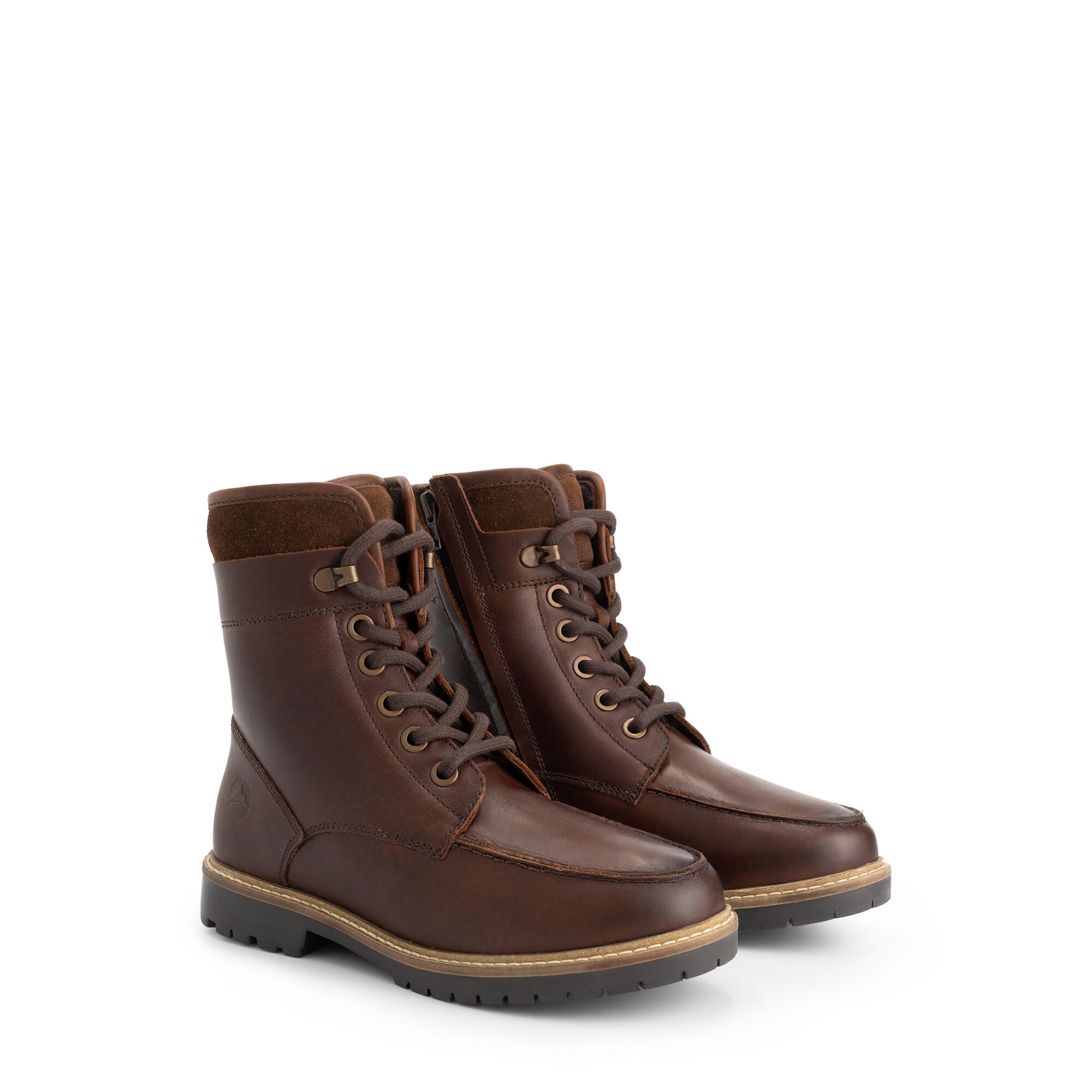 Travelin' - Tronstad Femmes - Bottines À Lacets - Doublure En Laine - Marron Foncé - Bottes - Marron - Decathlon