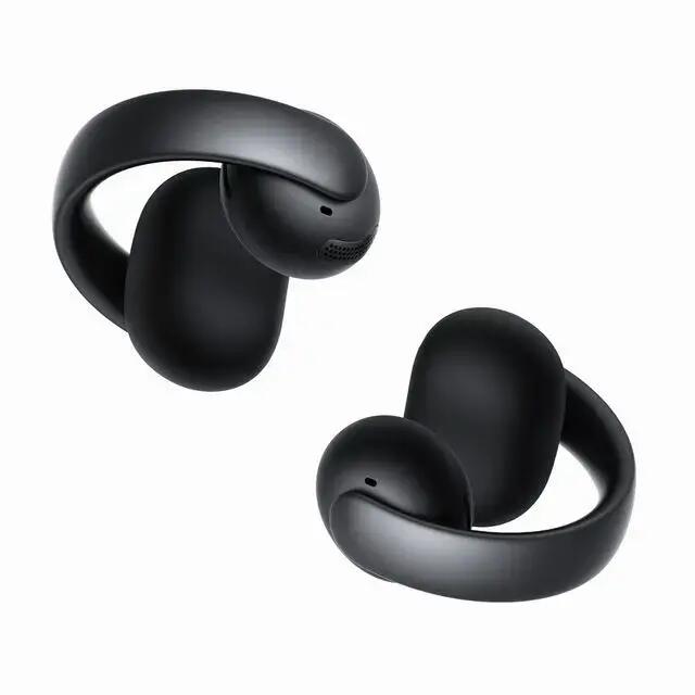 soundcore AeroClip Open-Ear Clip-On Wireless Earbuds, Midnight Black