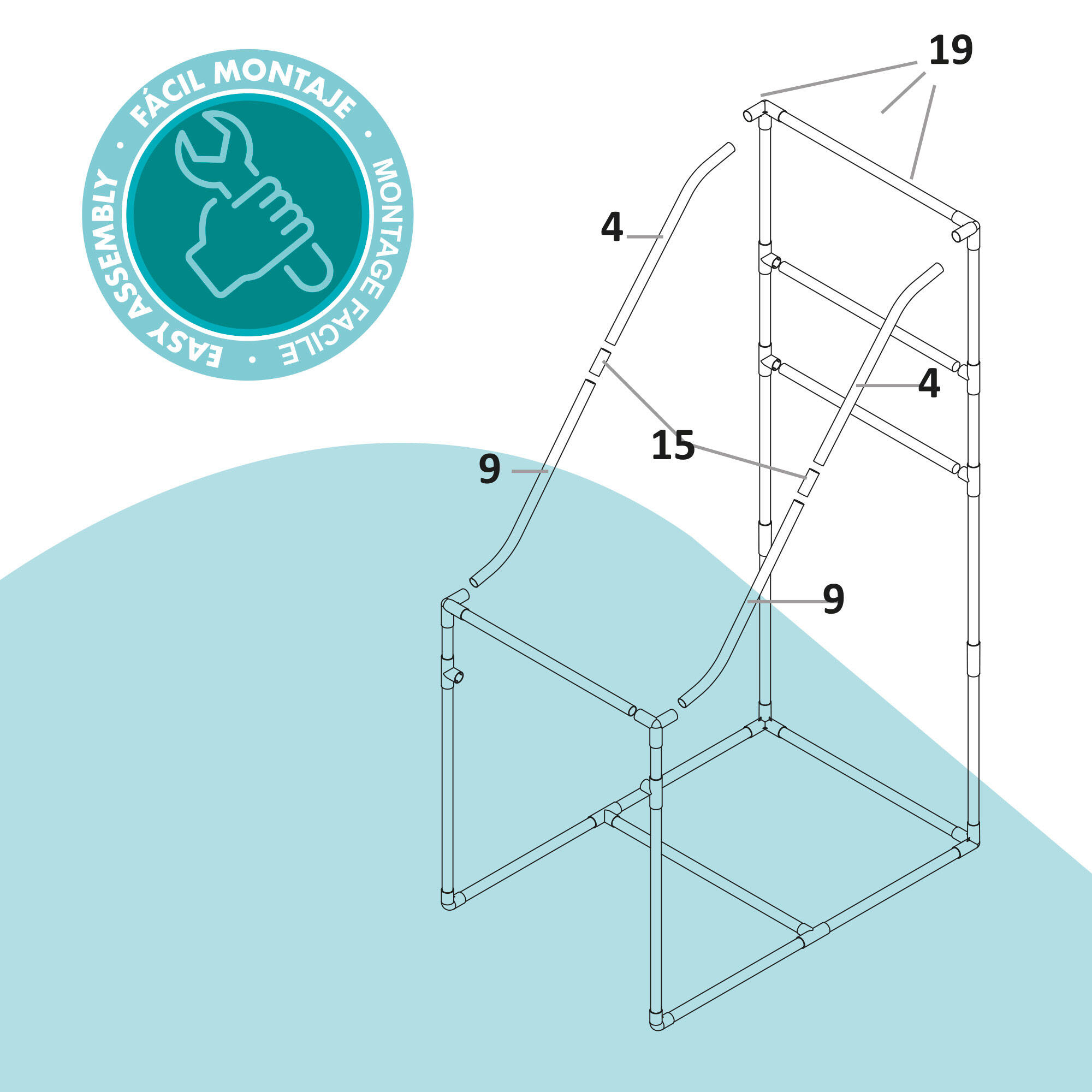 ColorBaby CB Games Basketball Hoop with Electronic Marker, Metal Frame 64 x 100 x 150 cm, Back Design, Includes Balls, Ideal for Indoor Play from 3 Years (47999 ColorBaby CB Games Basketball Hoop with Electronic Marker, Metal Frame 64 x 100 x 150 cm, Back Design, Includes Balls, Ideal for Indoor Play from 3 Years (47999
