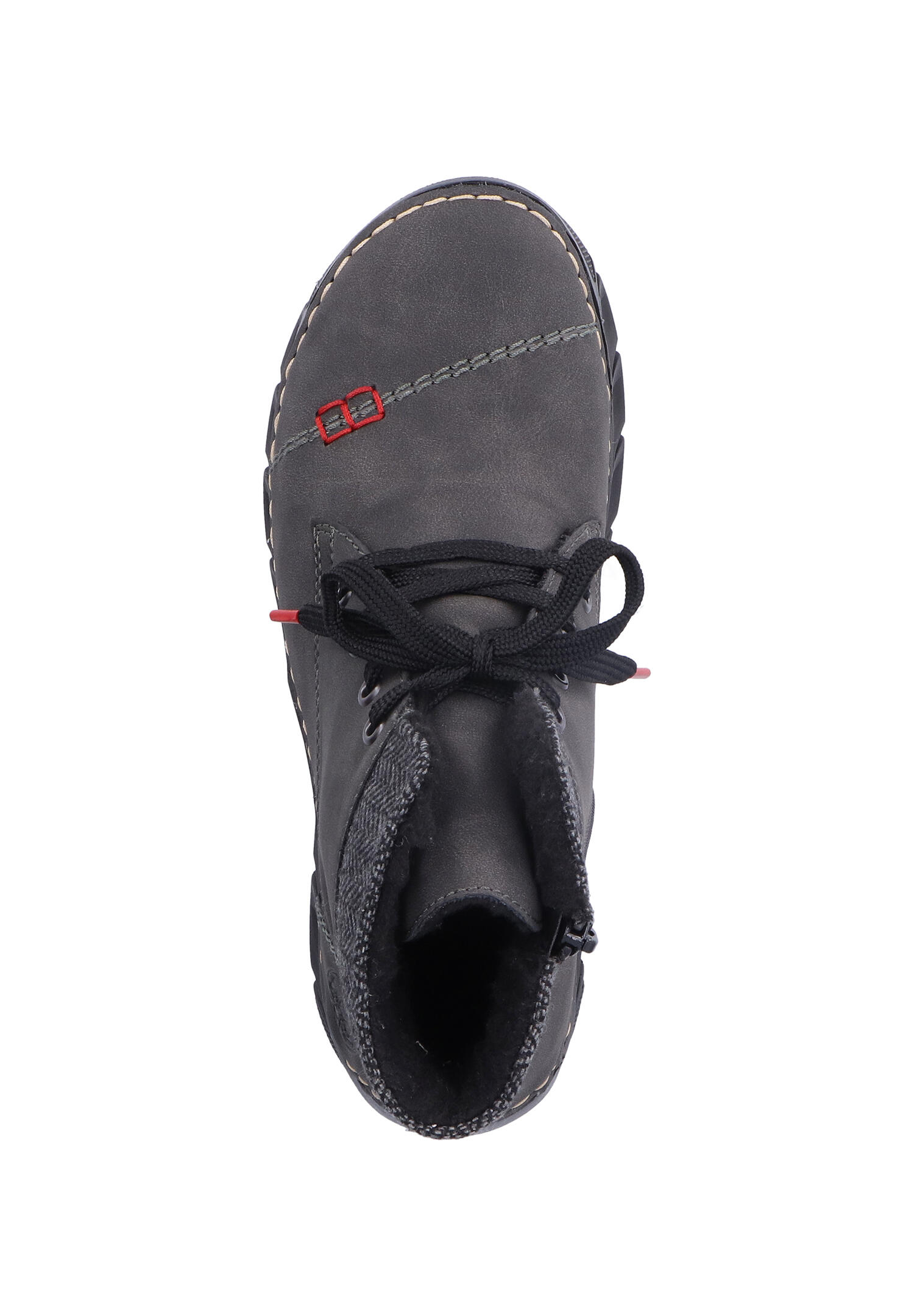 Rieker Damen Schnürstiefel Stiefelette Stiefel Warmfutter 55031-45 dunkelgrau 7/7