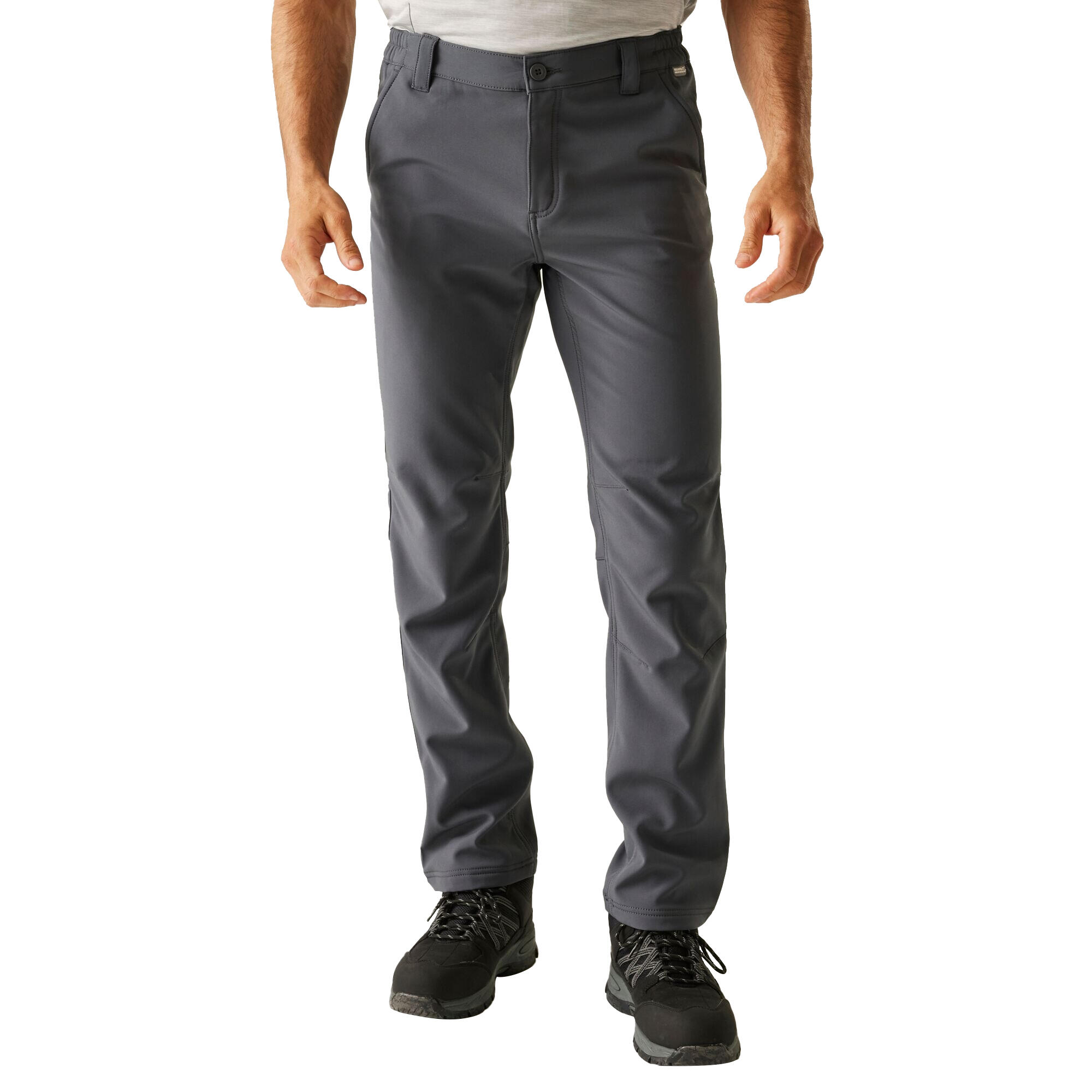 Geweldige Outdoors Heren Fenton Lichtgewicht Softshell Broek (Grijs) 4/5