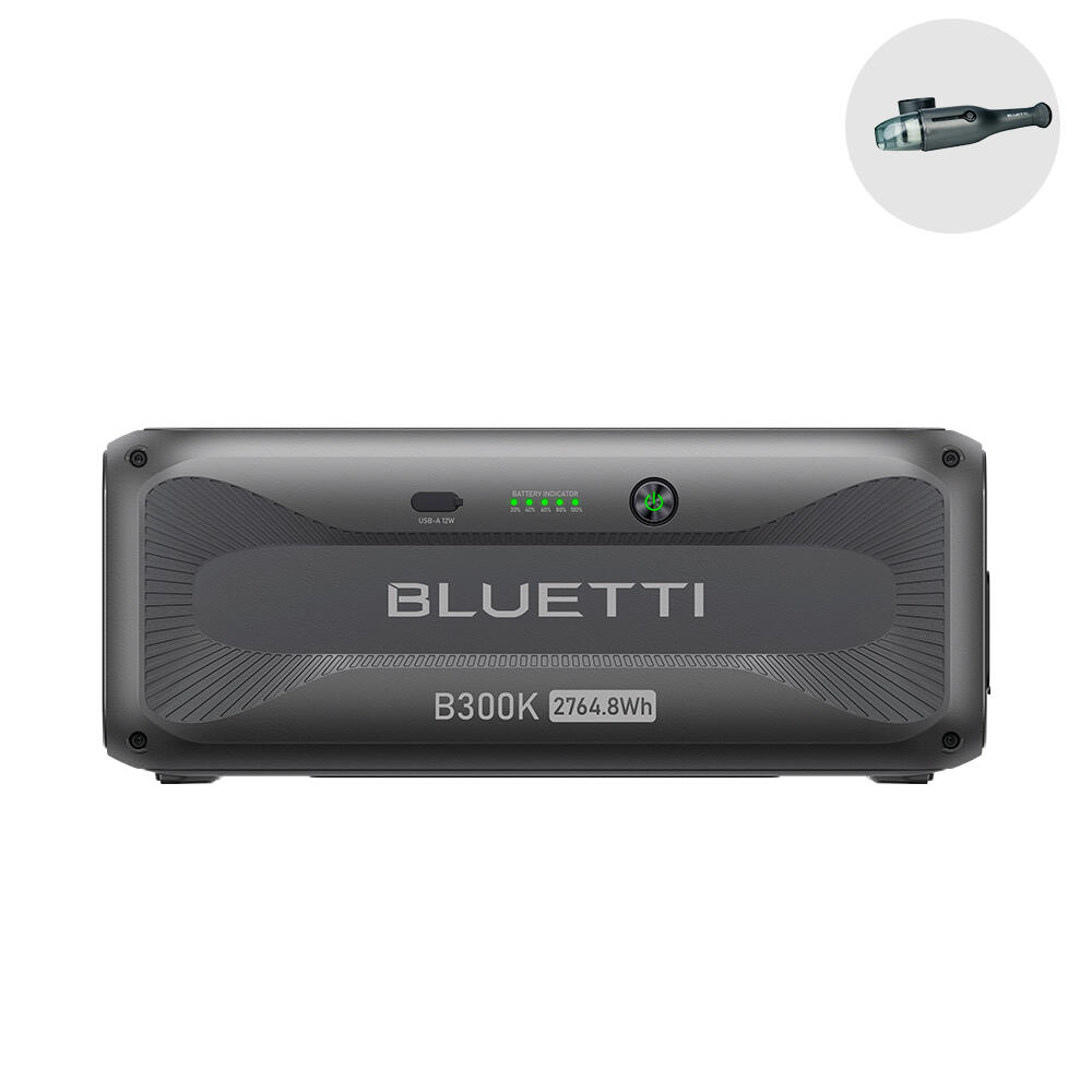 Bateria de extensão bluetti b300k, 2764,8wh, para casa, emergências, viagens