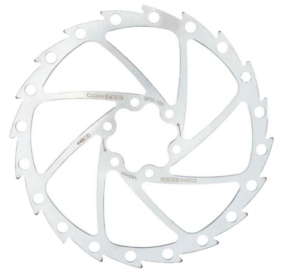 CON-TEC CONTEC disco freno CDR-2 203 mm 6 fori in acciaio inox.