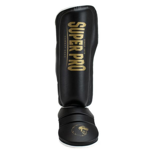 Tibiere Super Pro Combat Gear Negre/Auriu