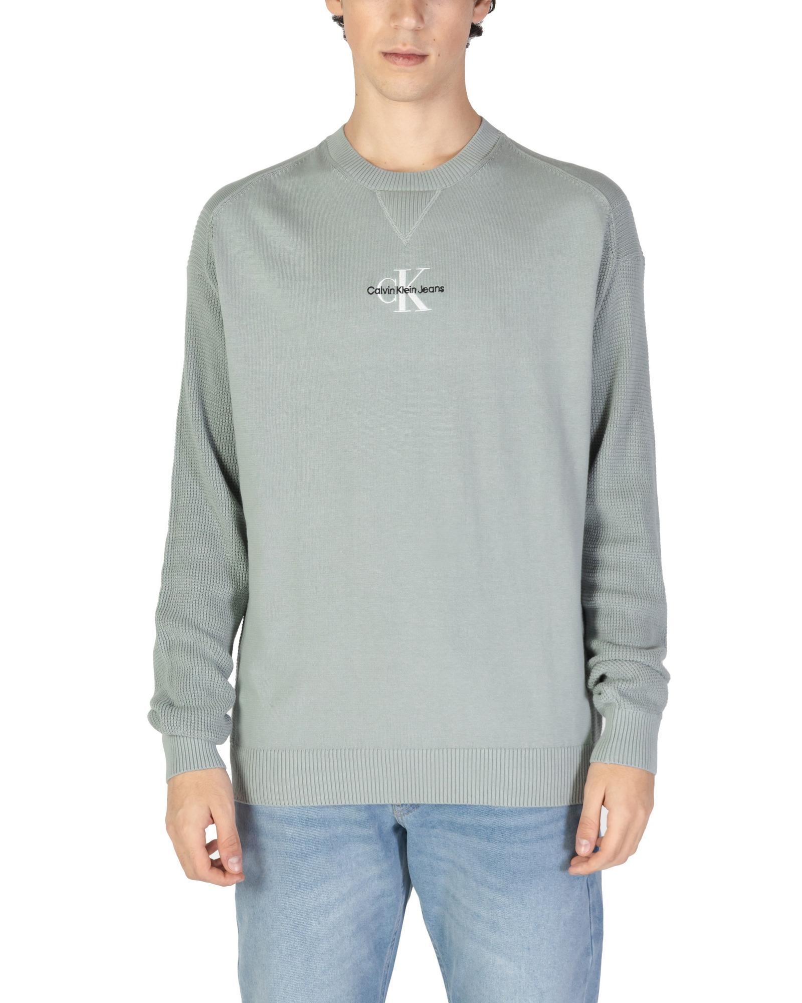 Calvin Klein Jeans Round Neck Long Sleeve Cotton Sweatshirt