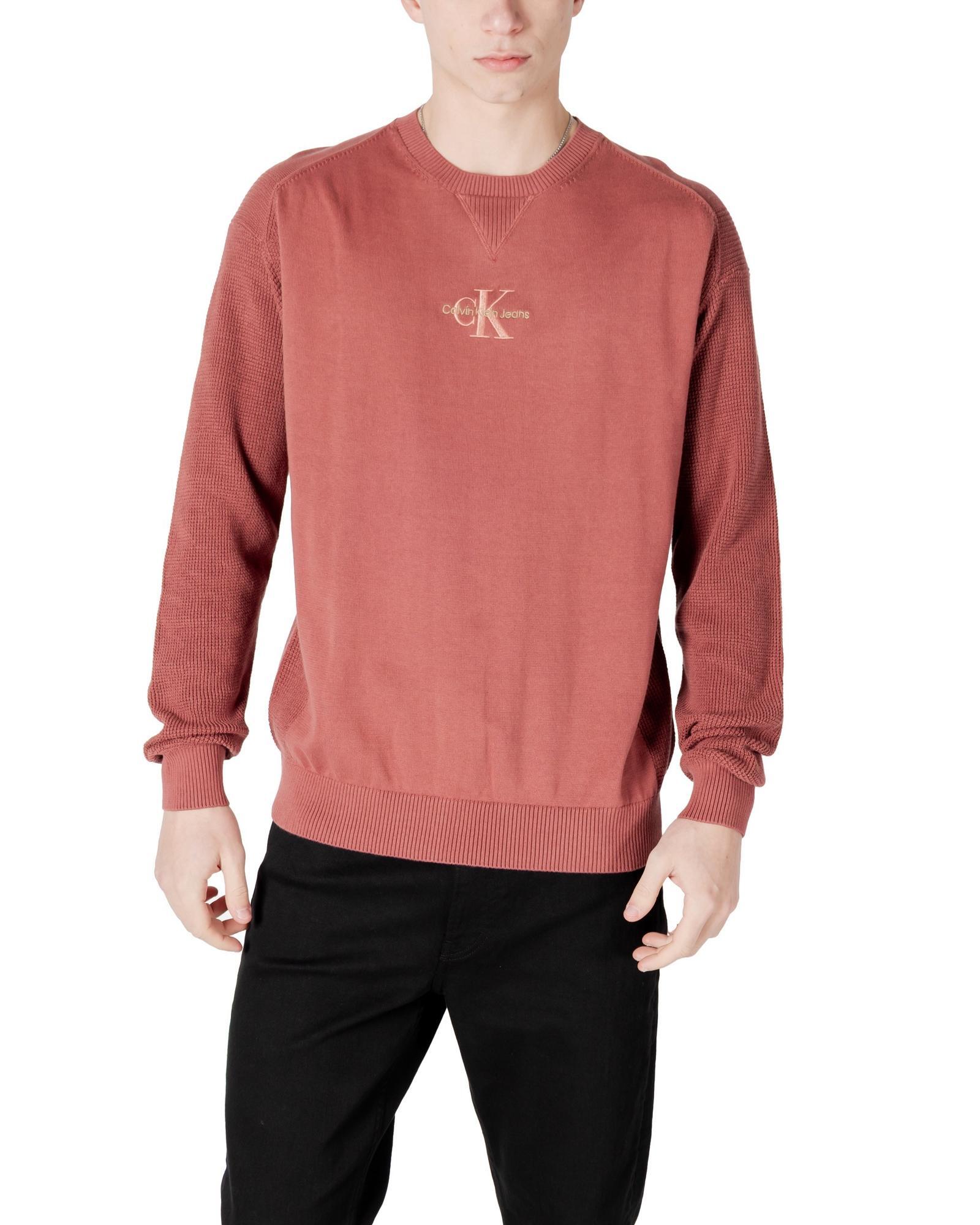 Calvin Klein Jeans Round Neck Long Sleeve Cotton Sweatshirt