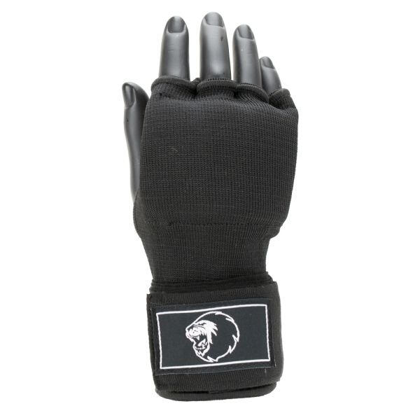 Guantes interiores de espuma - Negro/Blanco 6/6