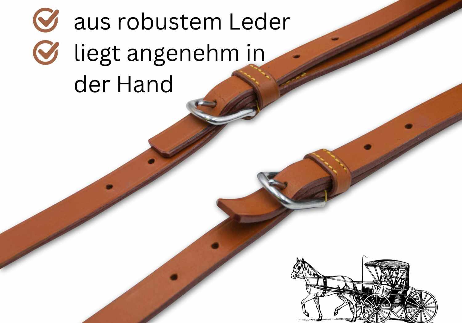 AMKA Zweispännerleine 2/4