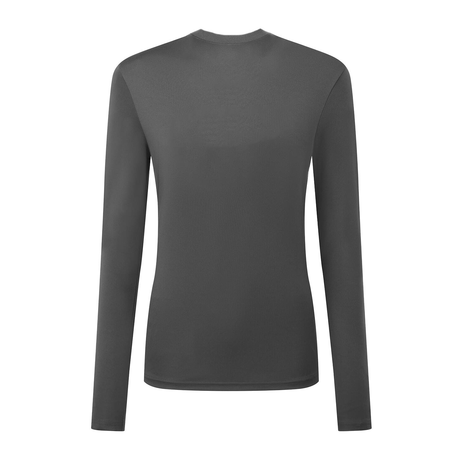 Womens/Ladies Long Sleeve Performance TShirt (French Navy) 3/3