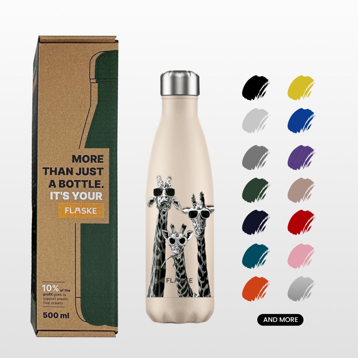 FLASKE Original 500ML / Giraffe 2/6