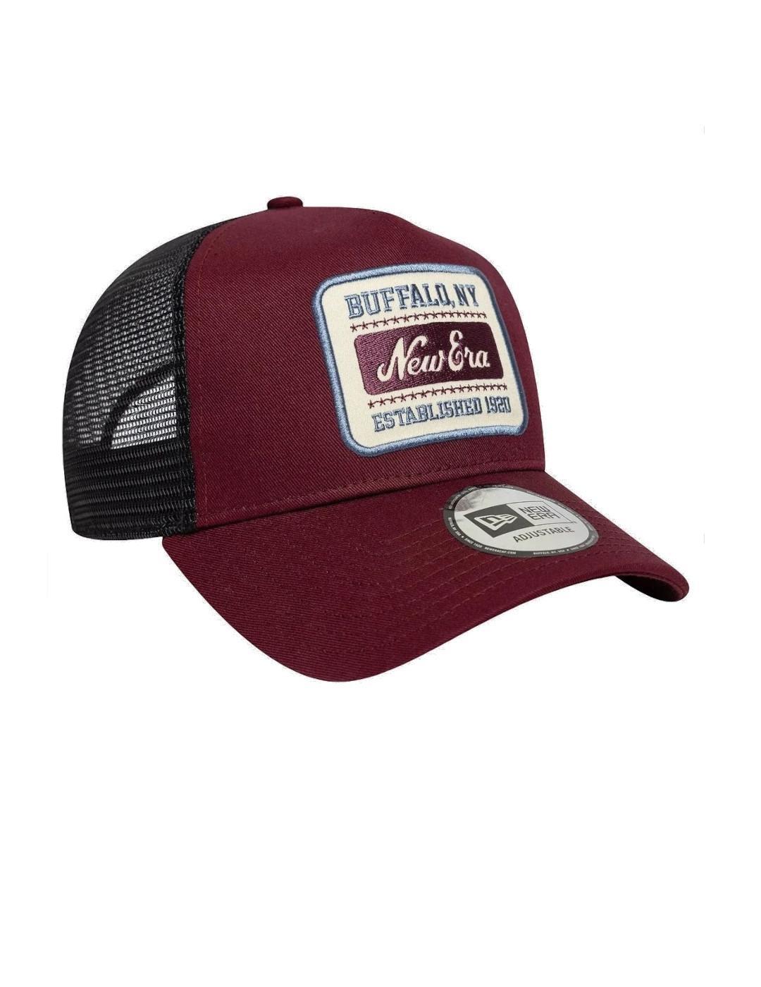 Casquette pour homme New Era Patch Grenat 2/4