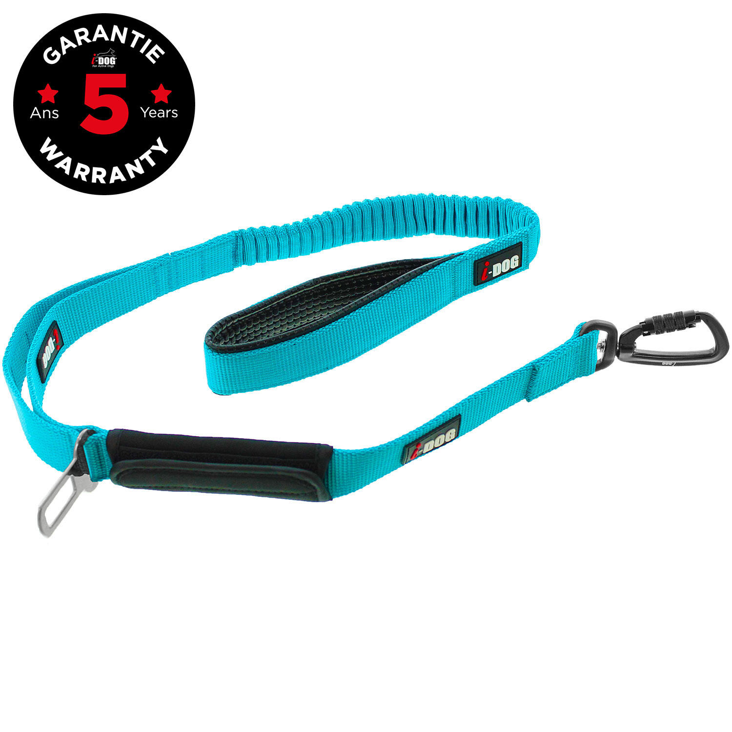 Elastische Hundeleine mit Sicherheits-Schlaufe I-DOG Confort Pro Max Upka New 20 2/2