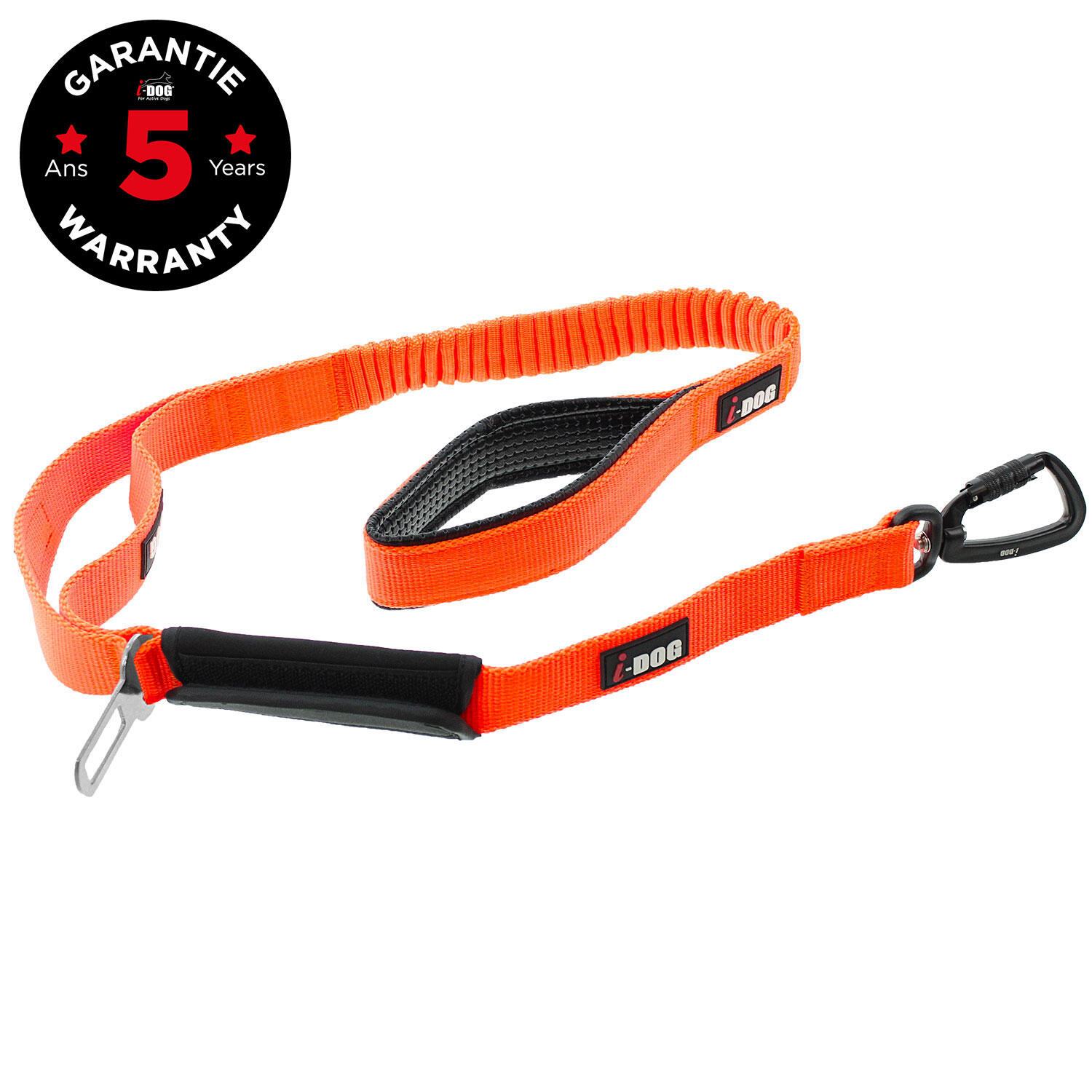 Elastische Hundeleine mit Sicherheits-Schlaufe I-DOG Confort Pro Max Upka New 20 2/2