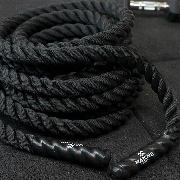 Battle rope - 38mm x 9 mètres  - Tecido de poliéster 5/7