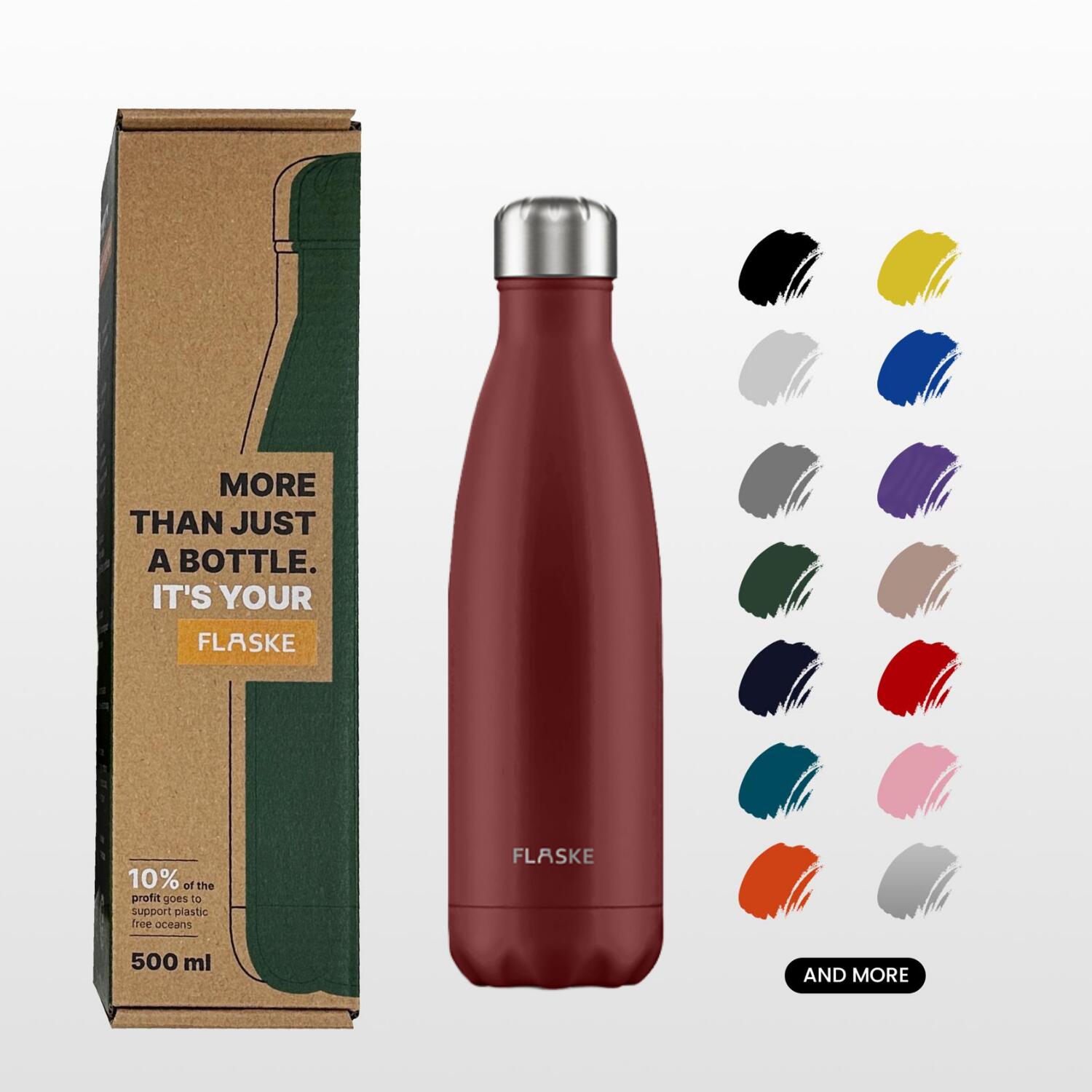 FLASKE Original 500ML / Lava 2/6