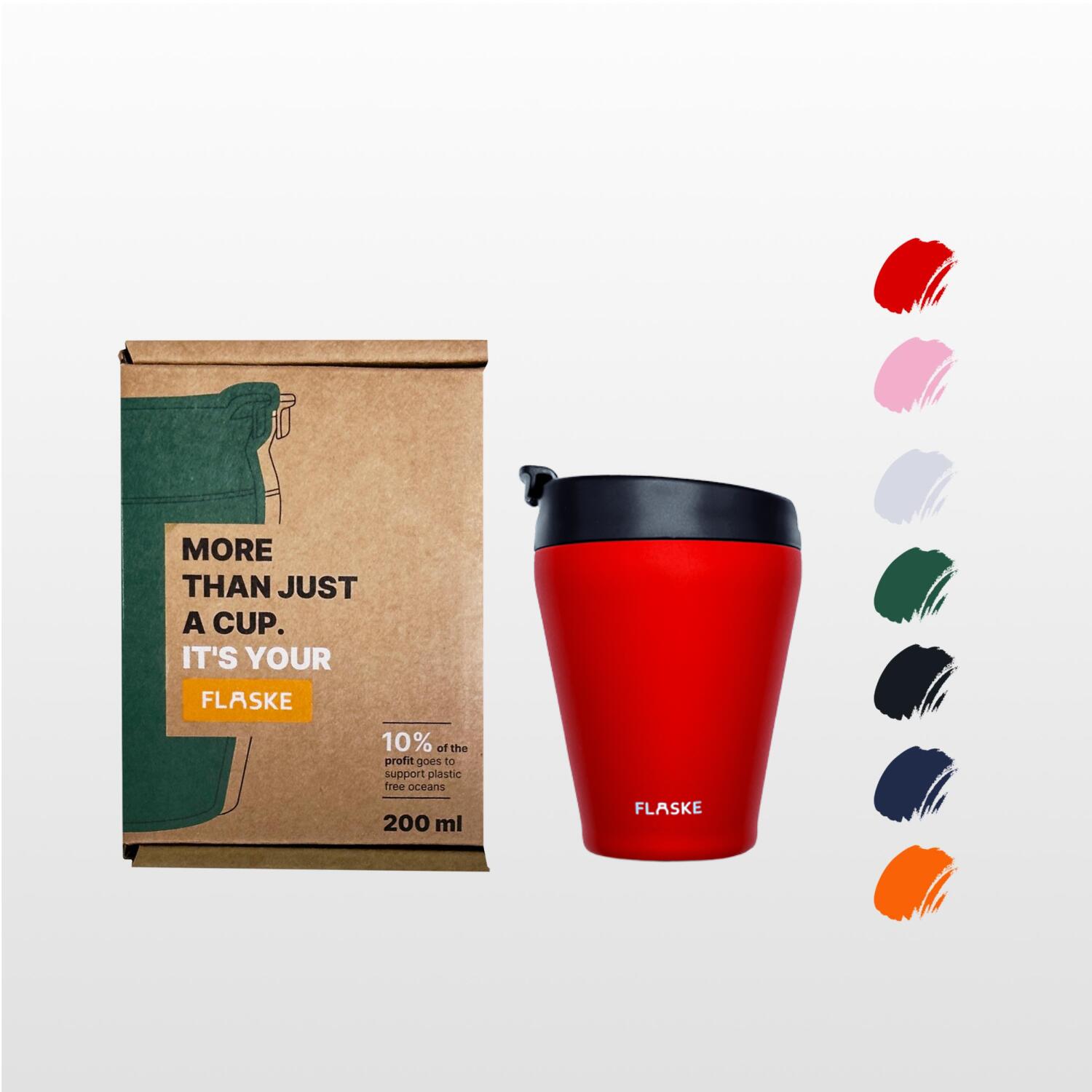 FLASKE Coffee Cup 200ML / Chilly 2/6