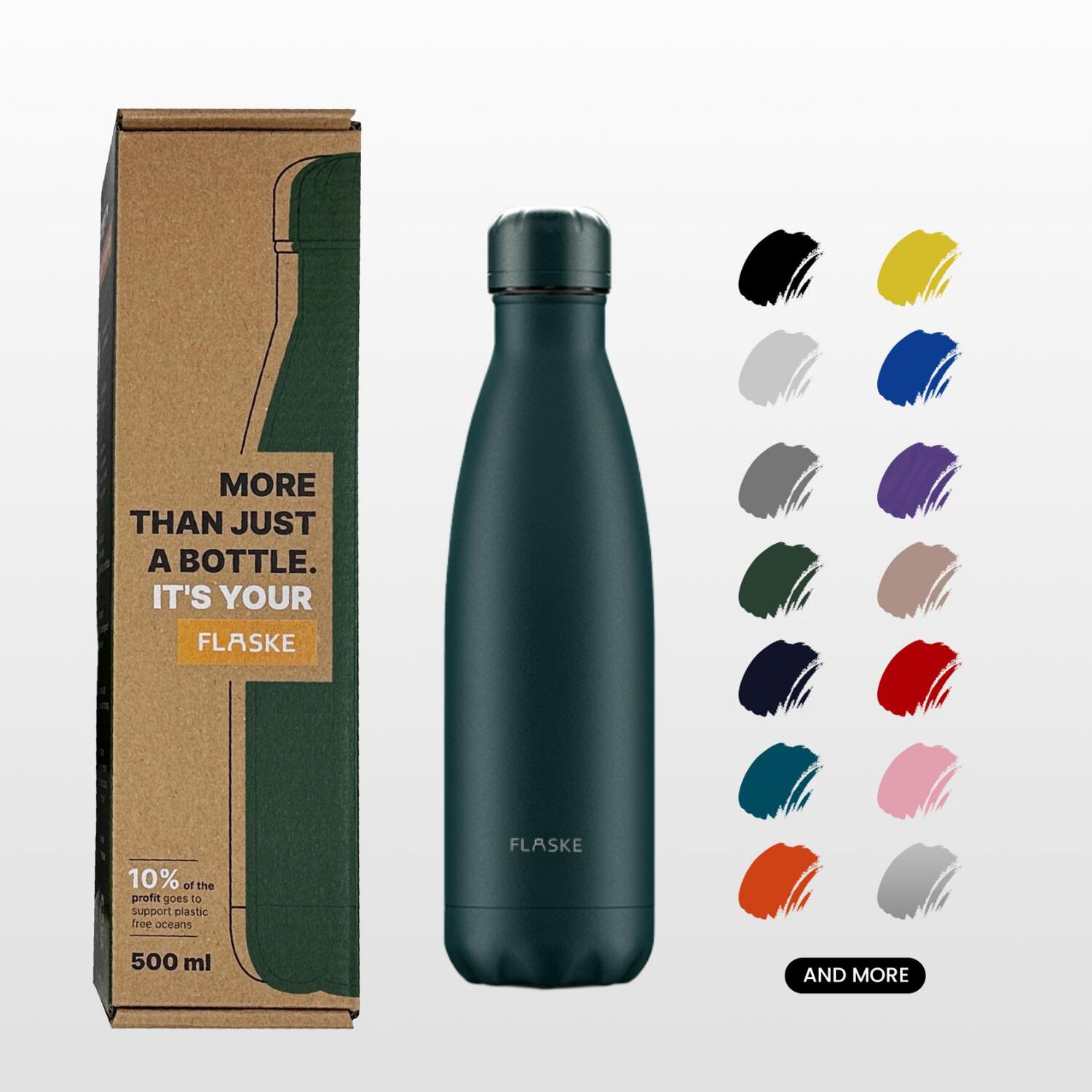 FLASKE Original Match 500ML / Moss 2/6