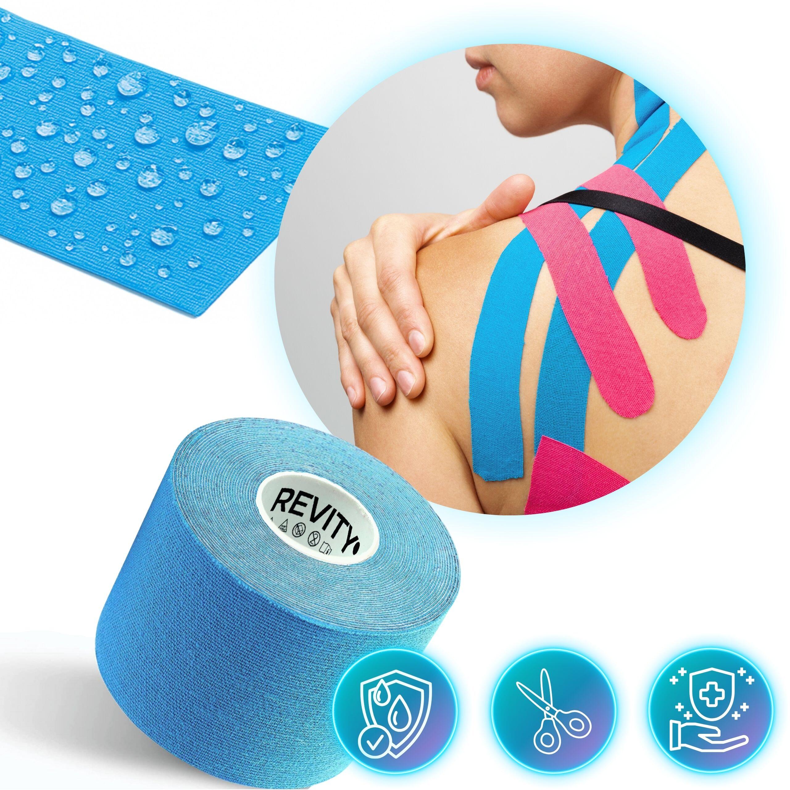 Kinesiotape 5 cm x 5 m medisch Recovery Tape - 1 rol 6/7