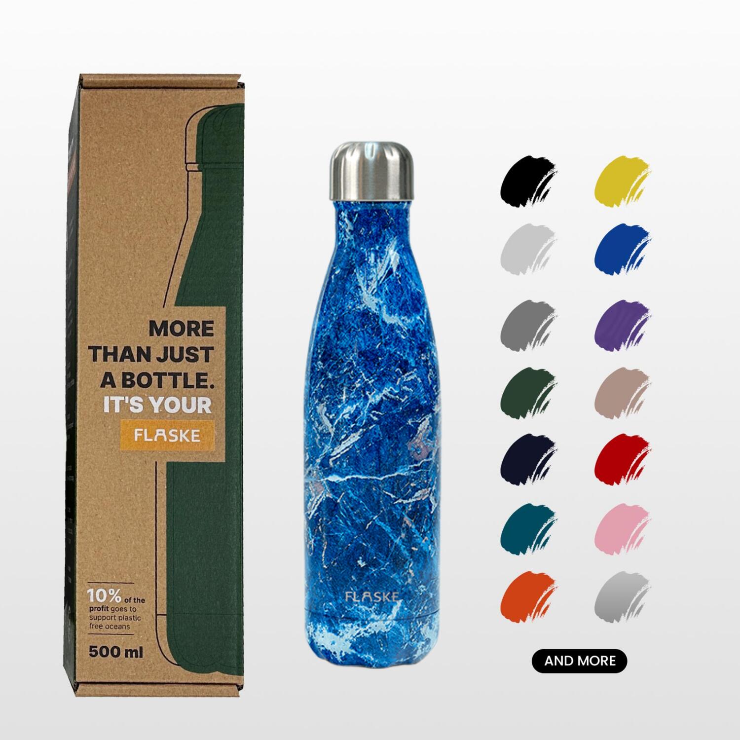 FLASKE Original 500ML / Marble Skye 2/6
