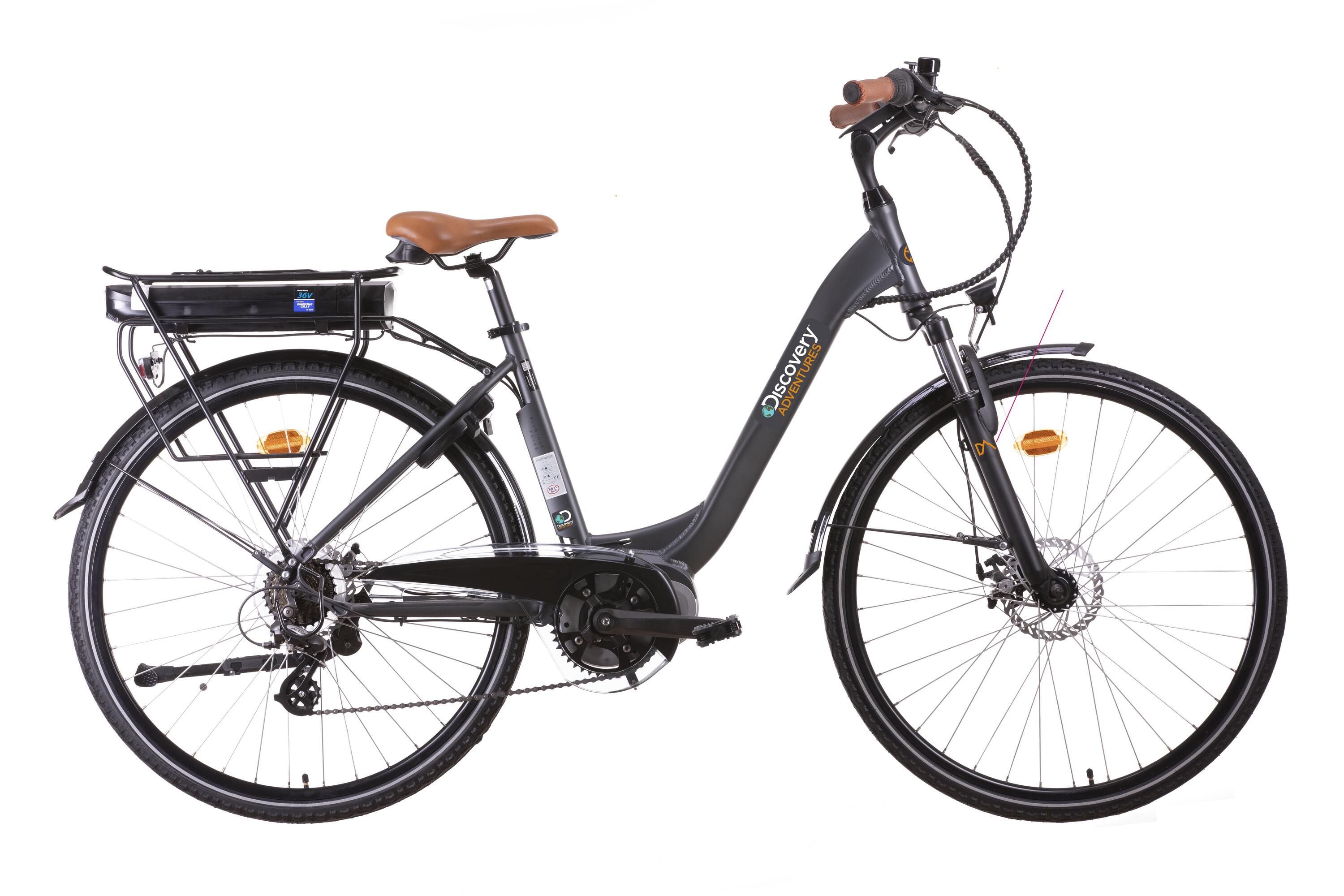 DENVER bici elettrica, unisex, city bike, urban 600 Discovery