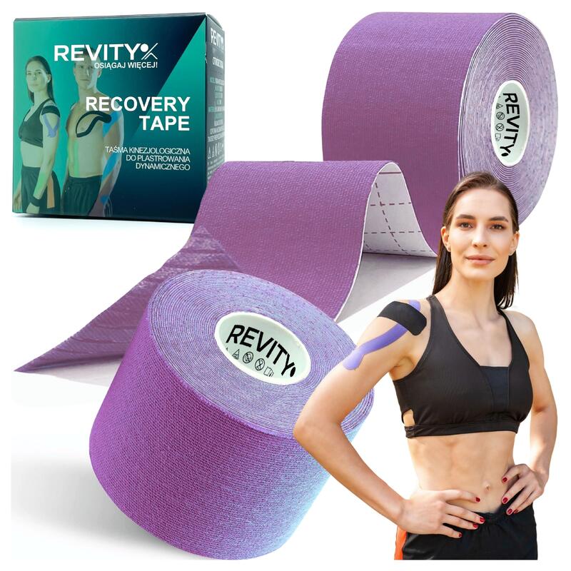 Kinesiology tape 1 szt. 5m Tejpy taśma kinezjologiczna plastry kinesio na kolano