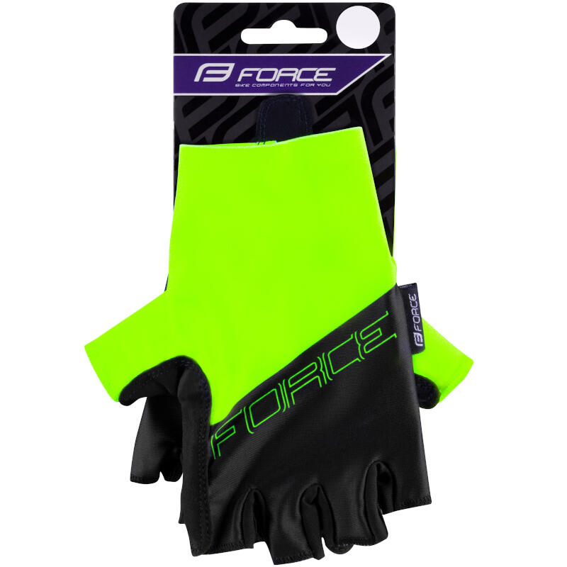 Rękawiczki rowerowe dla dorosłych krótkie Force Even
