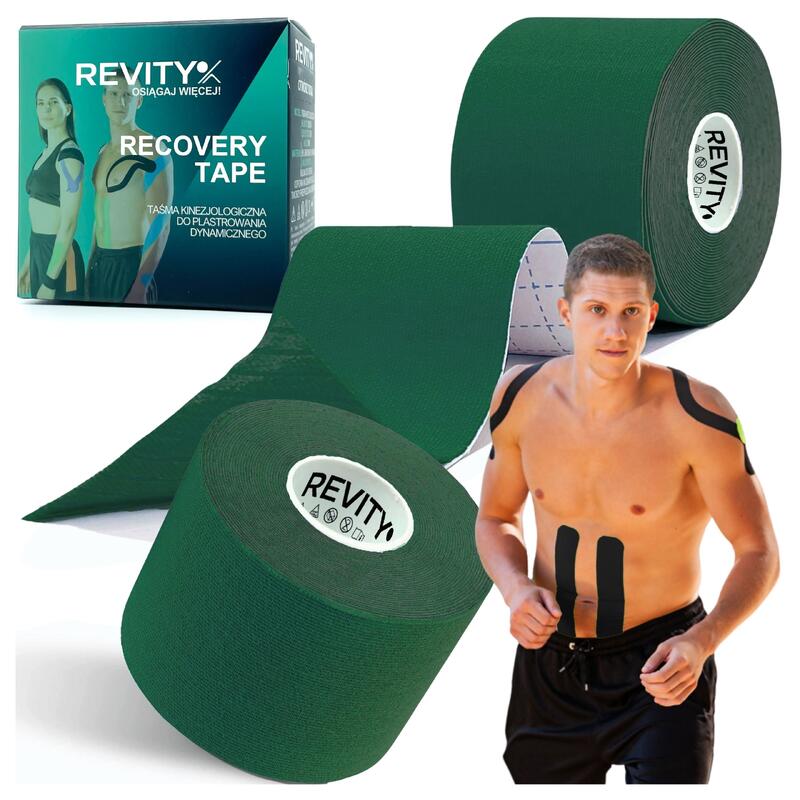 Kinesiology tape 1 szt. 5m Tejpy taśma kinezjologiczna plastry kinesio na kolano