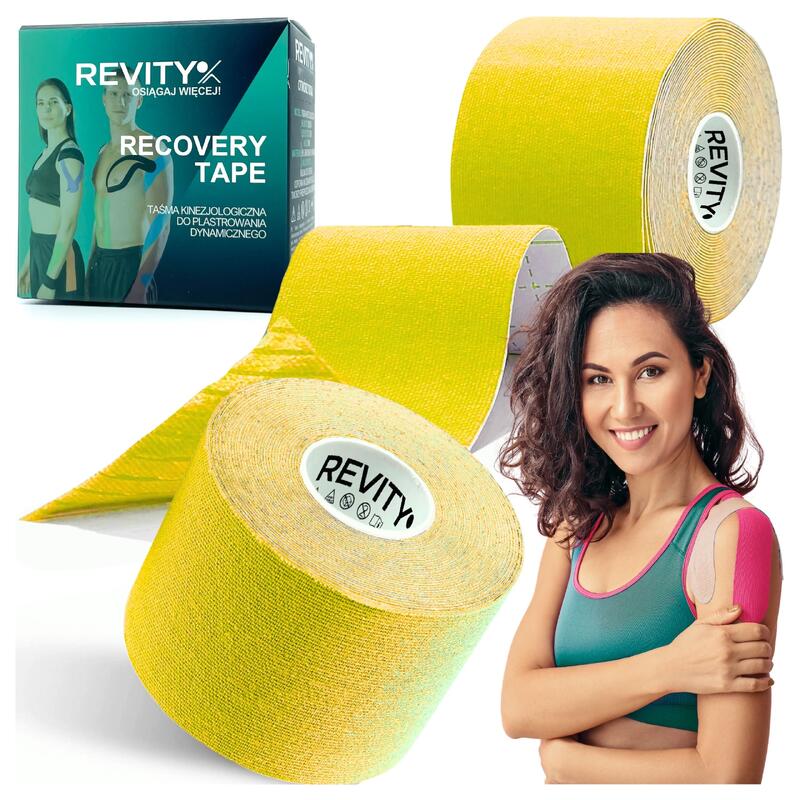 Kinesiology tape 1 szt. 5m Tejpy taśma kinezjologiczna plastry kinesio na kolano