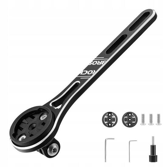 Supporto per bicicletta Rockbros per Garmin e GoPro per manubri in carbonio
