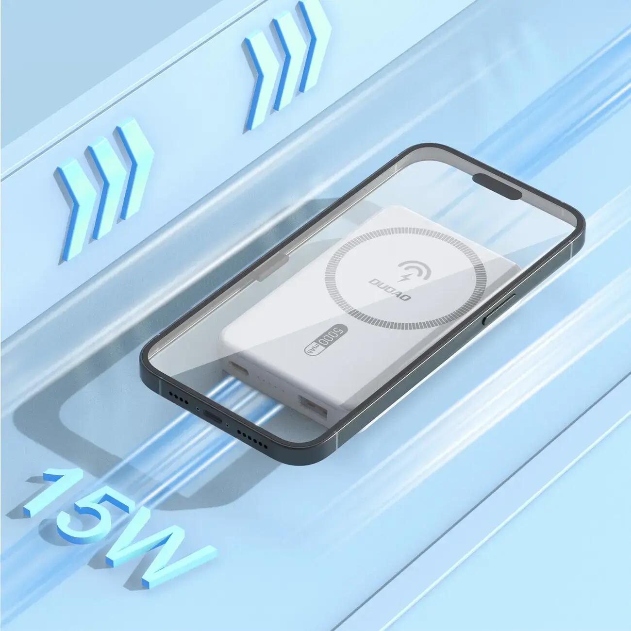 Powerbank bezprzewodowy dudao k14s 5000mah 20w 3/7