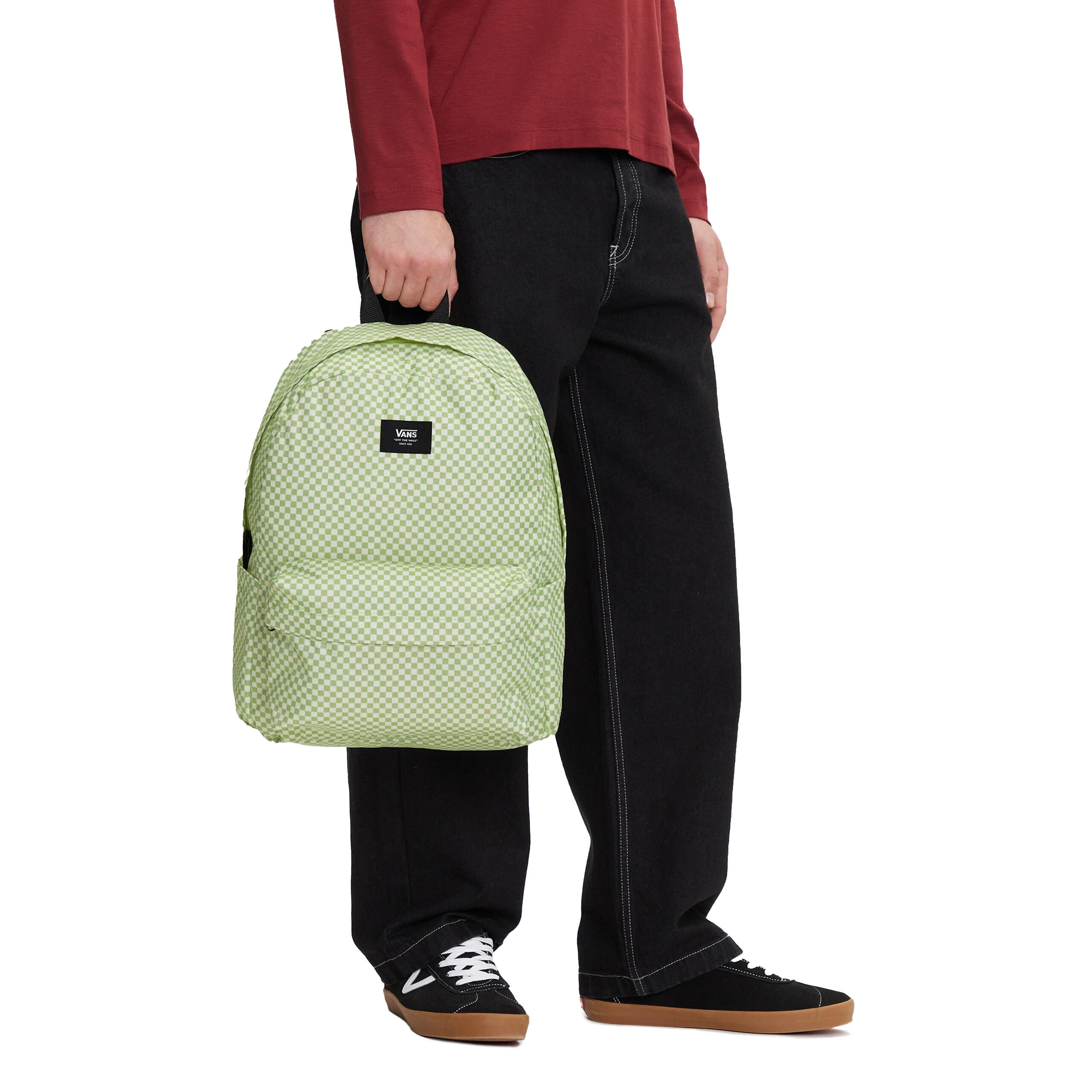 Mochila Vans Old Skool Verde - Mochila Vans Old Skool Verde 6/6