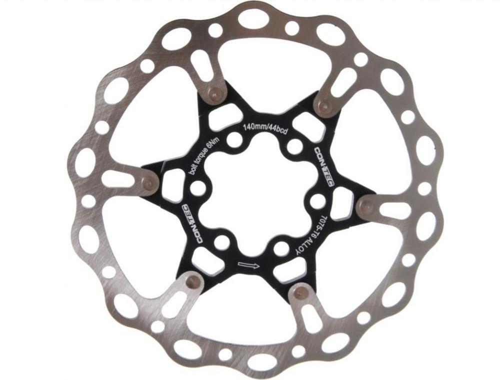 CON-TEC Disco freno CONTEC CDR‑HD 2 140 mm, 2 pezzi, 6 fori.