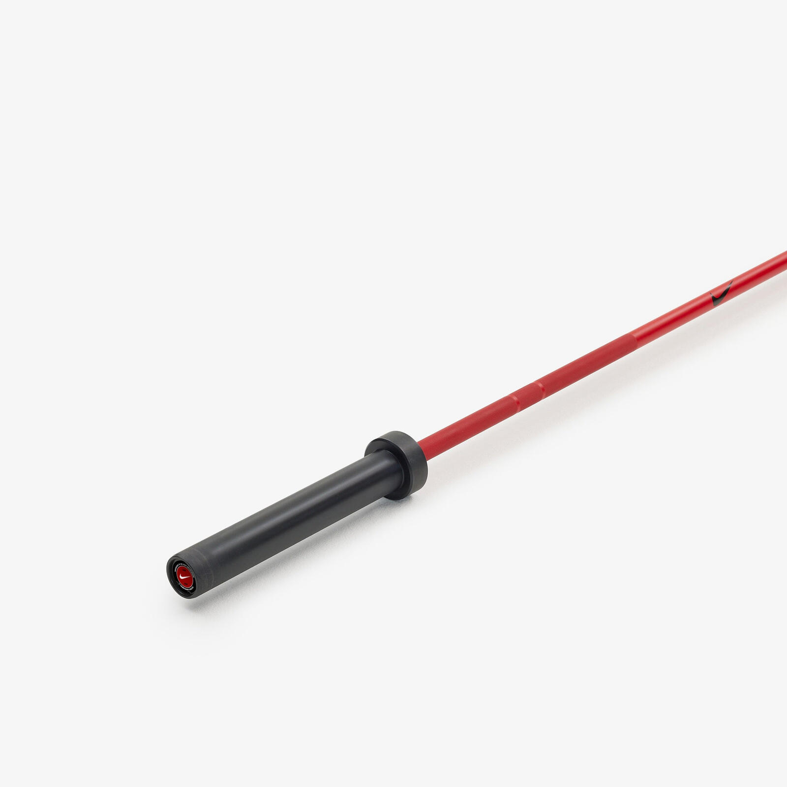 Gryf Nike Coated Premium Barbell Red Swoosh 20 Kg 2/7