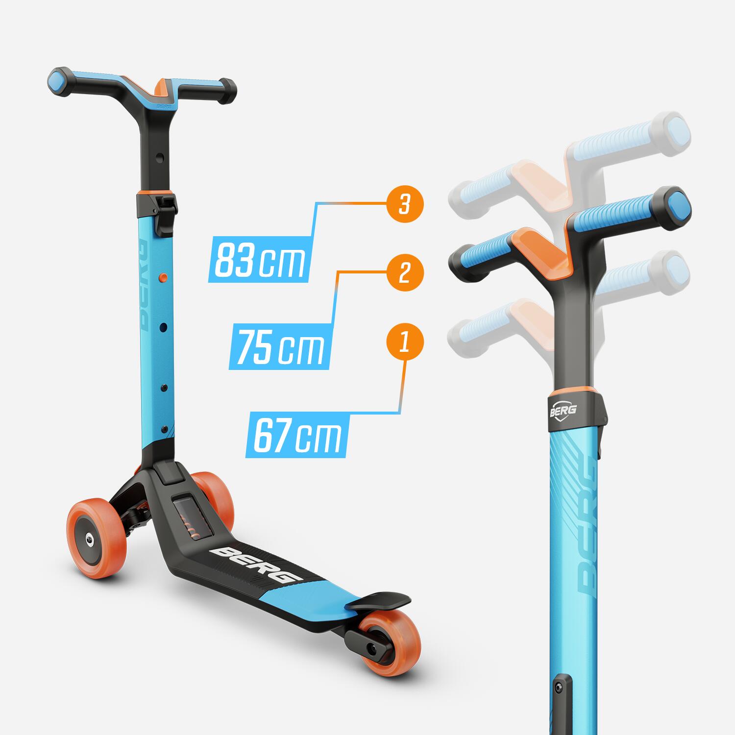 Trottinette pour Enfants, 2+ Ans, Pliable, Nexo Bleu 2/7