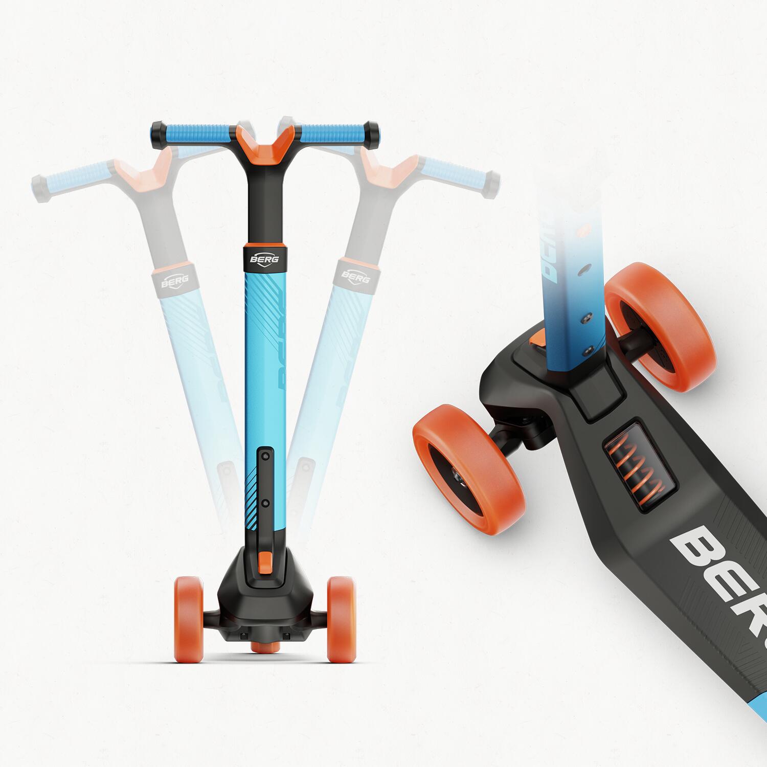 Trottinette pour Enfants, 2+ Ans, Pliable, Nexo Bleu 5/7