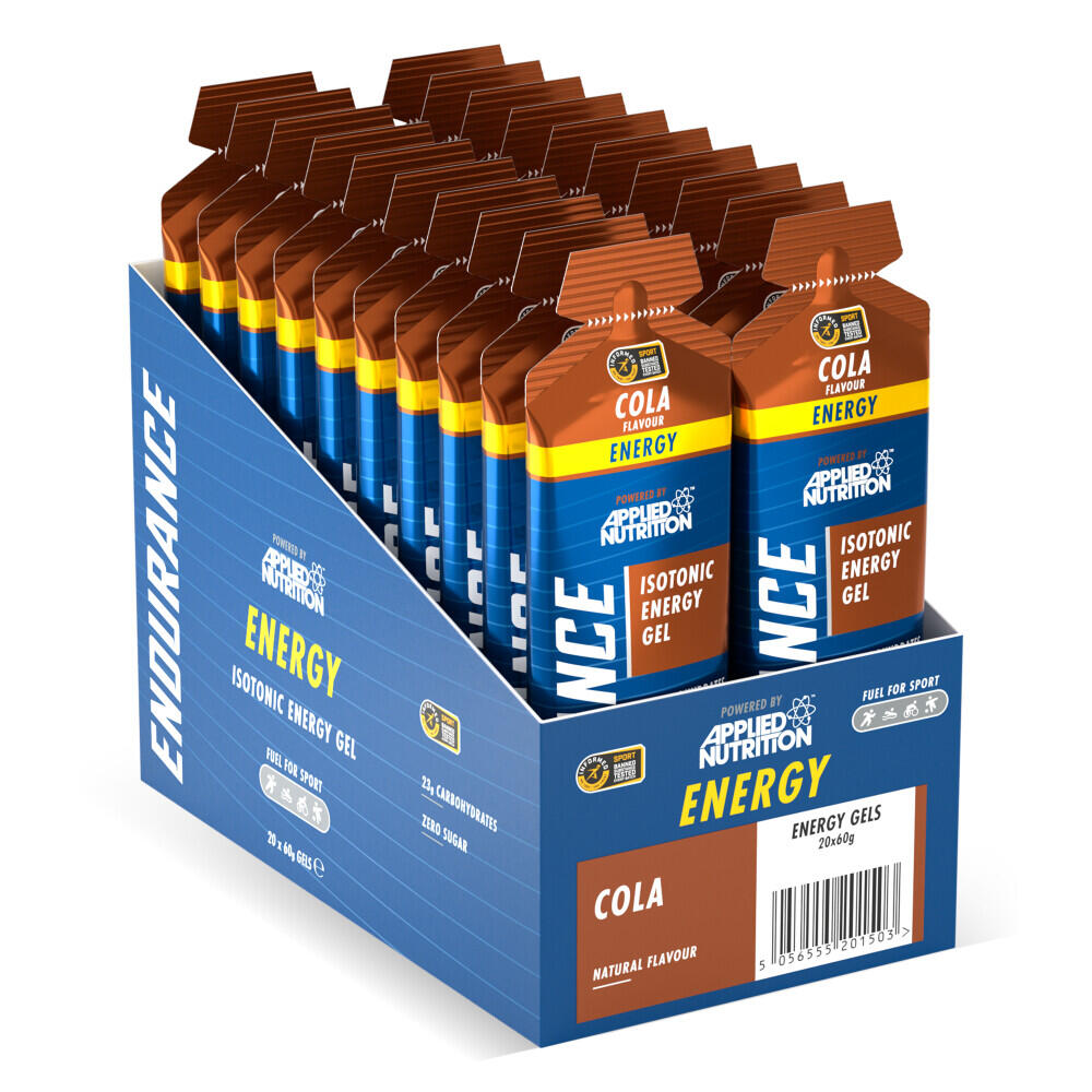 Applied Nutrition - Gels Énergétiques - Isotonic Energy Gel - Cola Boite De 20 - Dosette Isotonique - Decathlon
