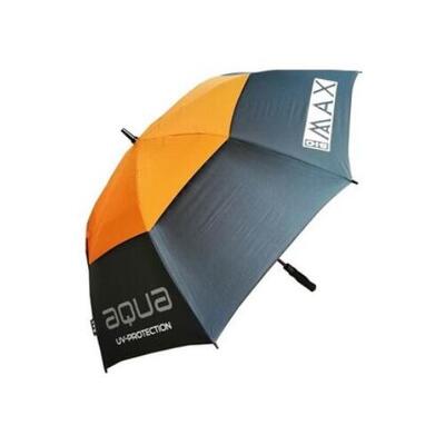 Big max aqua uv golf paraplu charcoal oranje