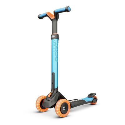 Opvouwbare kinderstep berg nexo met 3 wielen en led-voorwielen blauw